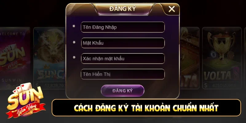 Cách đăng ký tài khoản chuẩn nhất